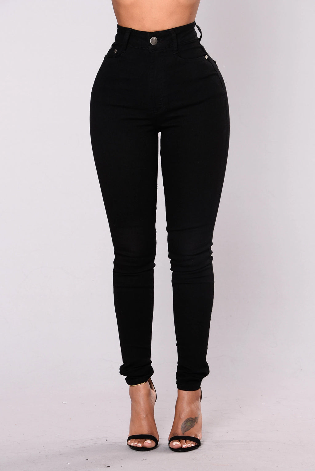 Womens High Waist Stretch Jeans