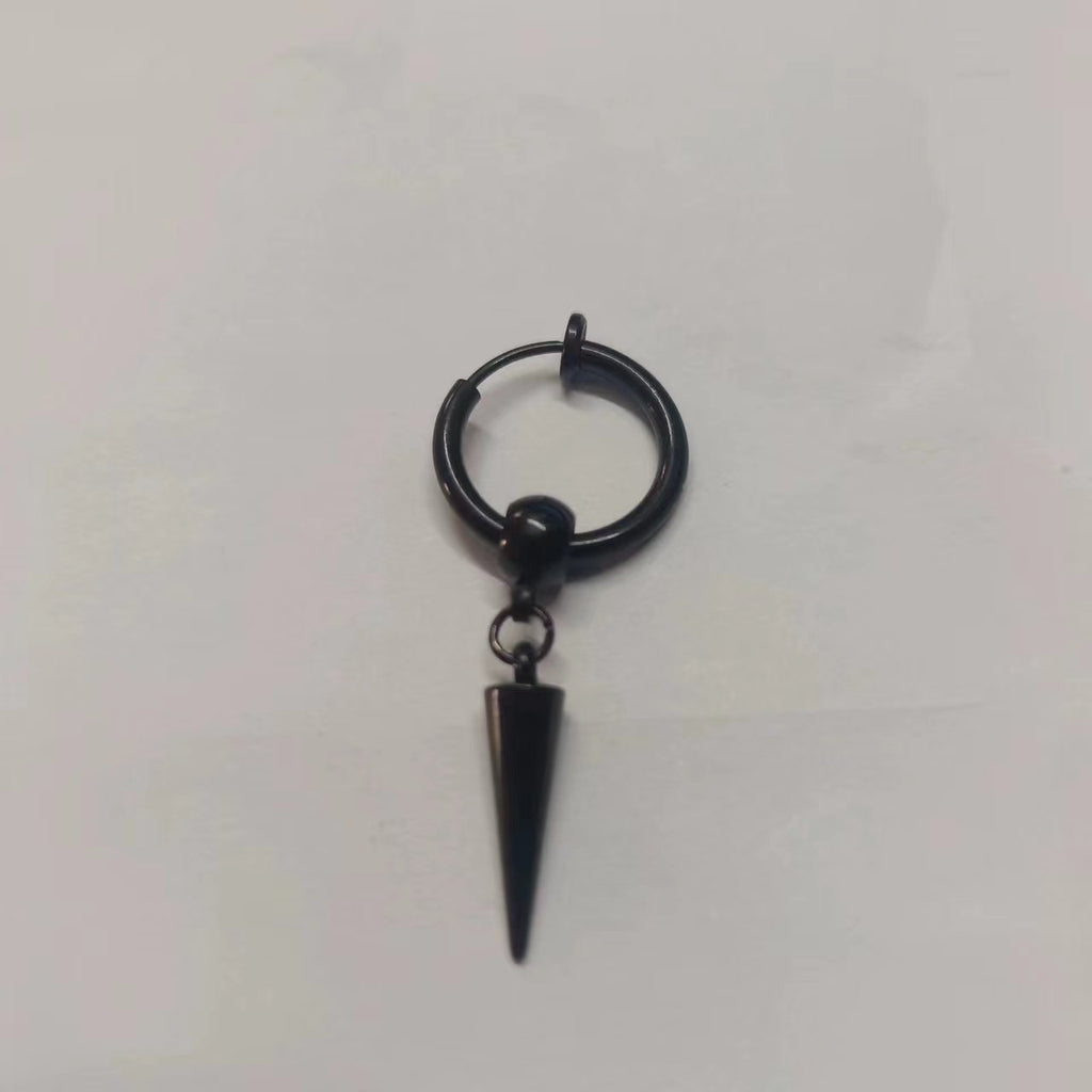 Pointed Cone Drop Earrings