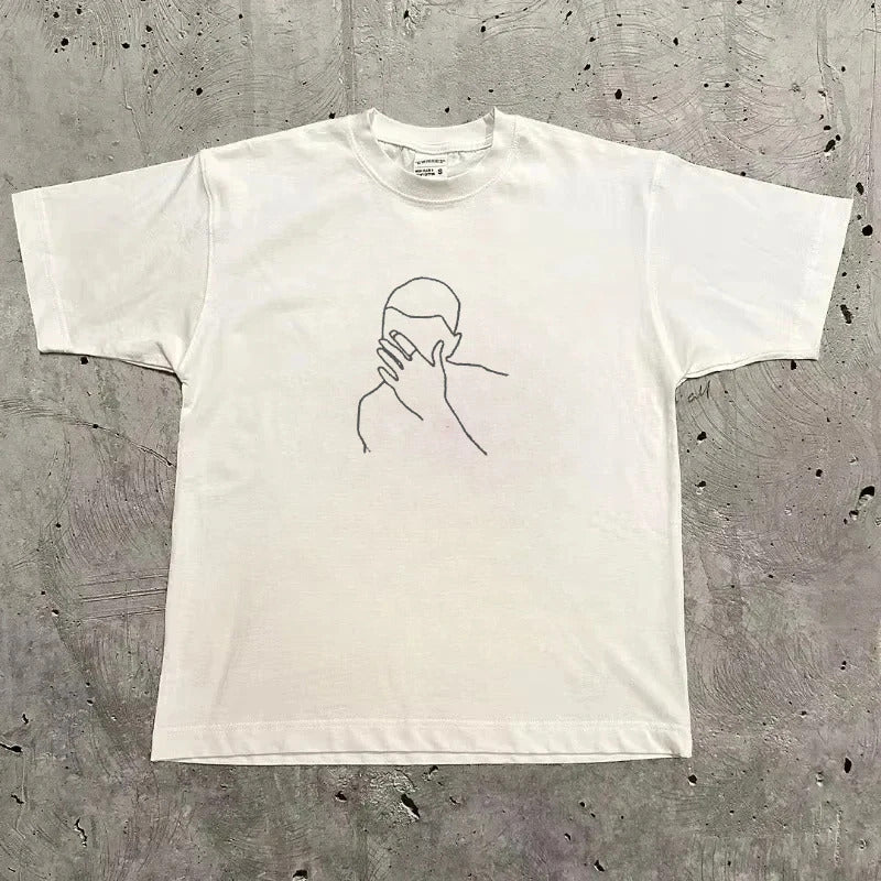 Graphic Print Cotton T-Shirt
