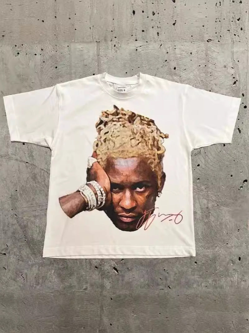Men's Graphic Print Cotton T-Shirt
