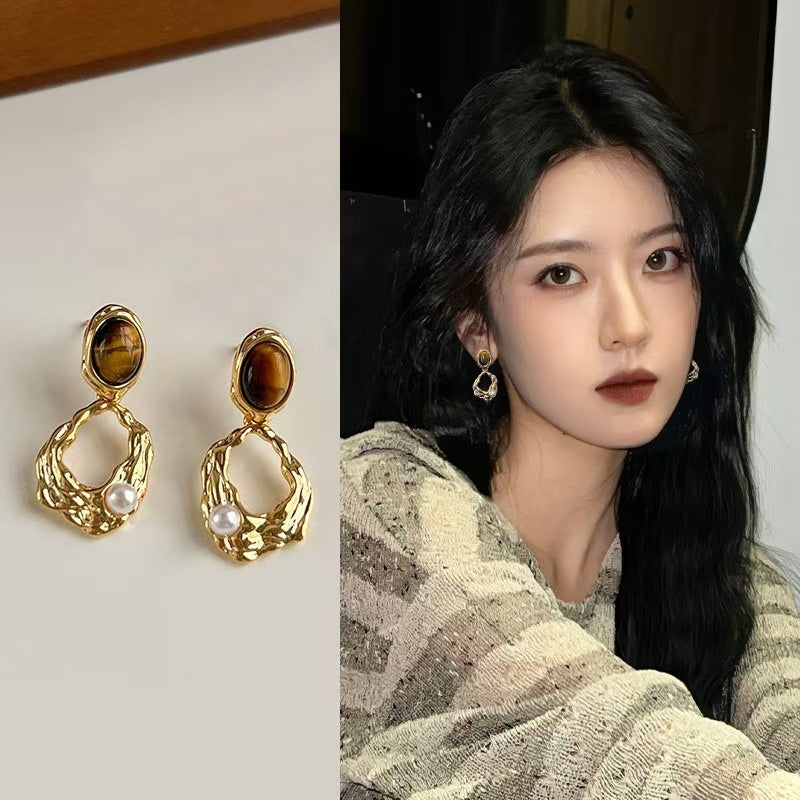 Pearl Butterfly Earrings for Women