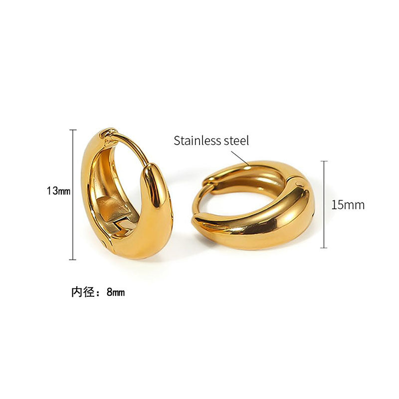 Geometric Stainless Steel Earrings