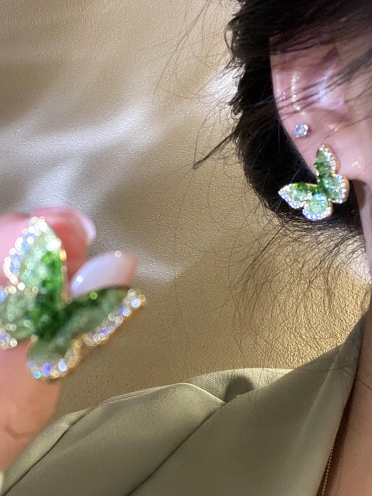 Pearl Butterfly Earrings for Women