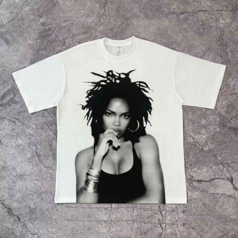 Graphic Print Cotton T-Shirt