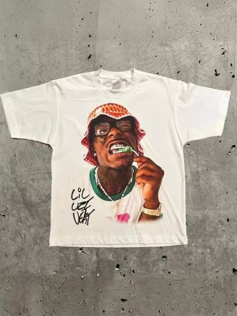 Men's Graphic Print Cotton T-Shirt