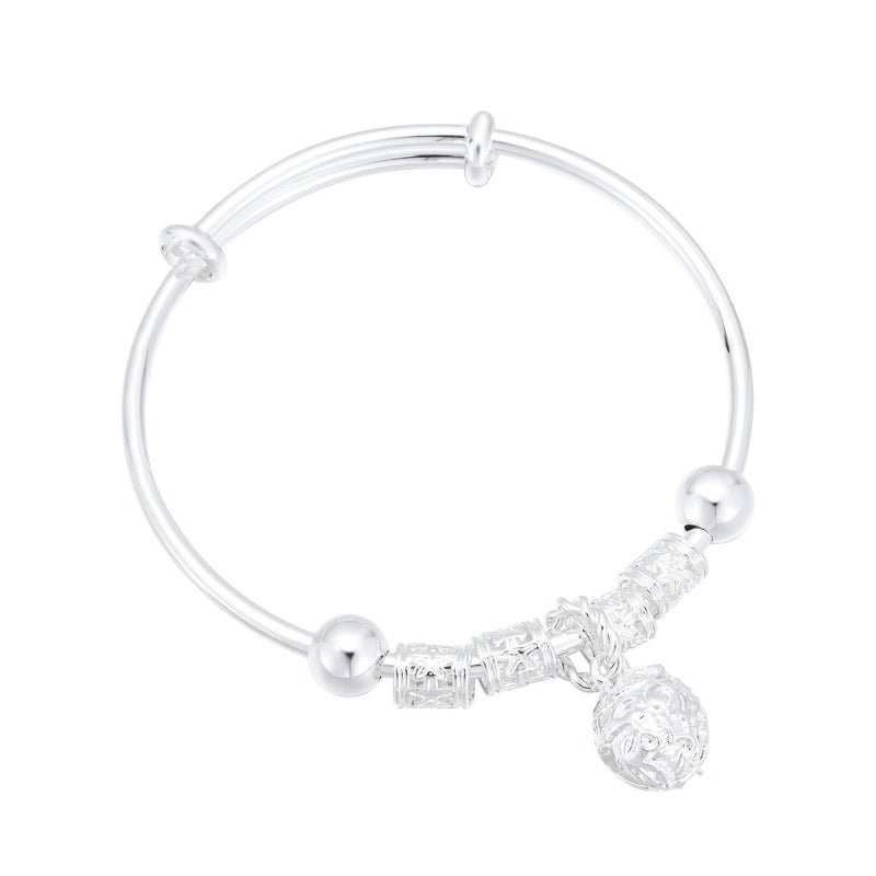 Geometric Silver Plated Bracelet for Women