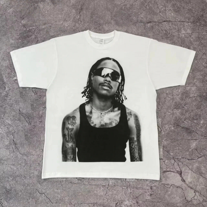 Graphic Print Cotton T-Shirt