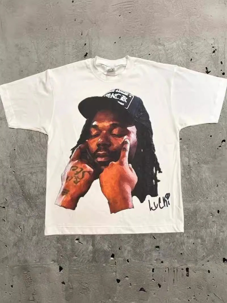 Men's Graphic Print Cotton T-Shirt
