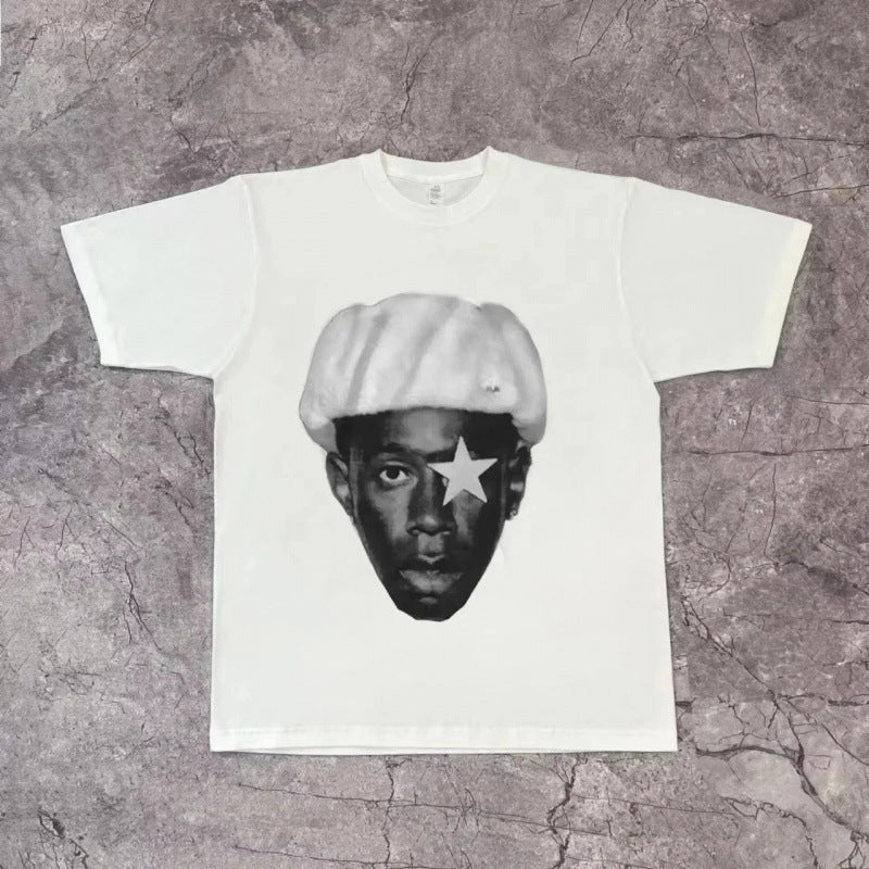 Graphic Print Cotton T-Shirt
