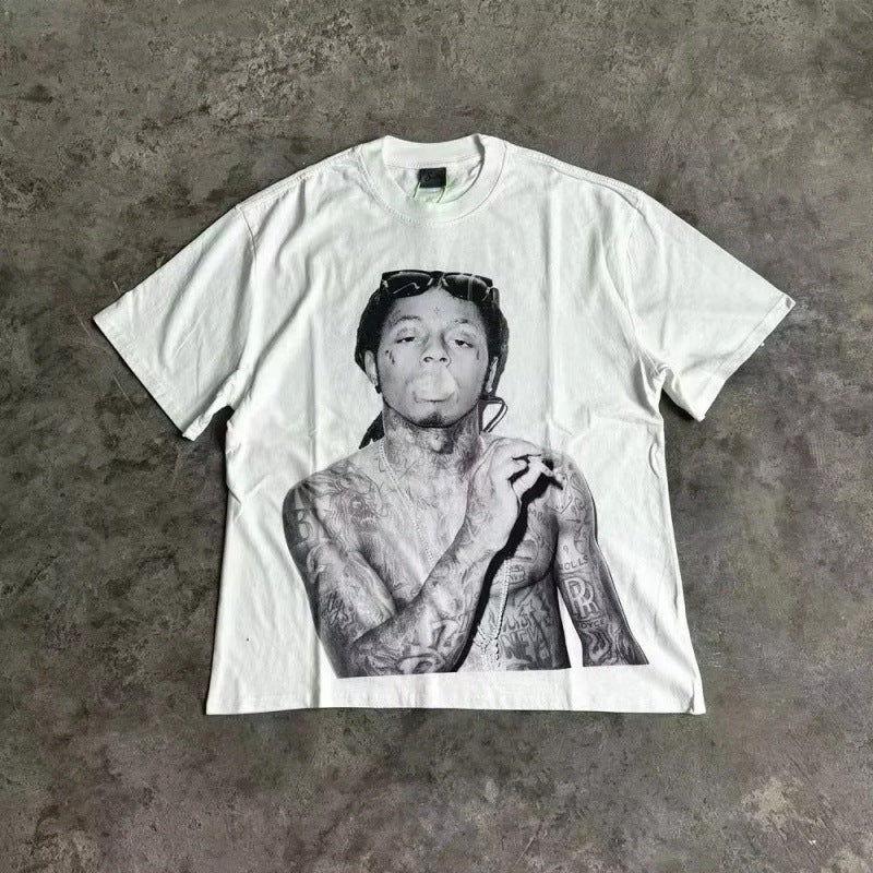 Graphic Print Cotton T-Shirt