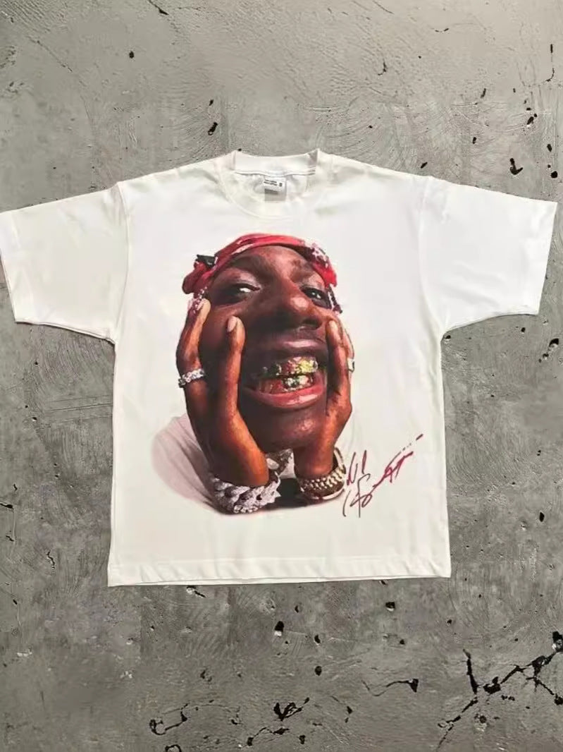 Men's Graphic Print Cotton T-Shirt