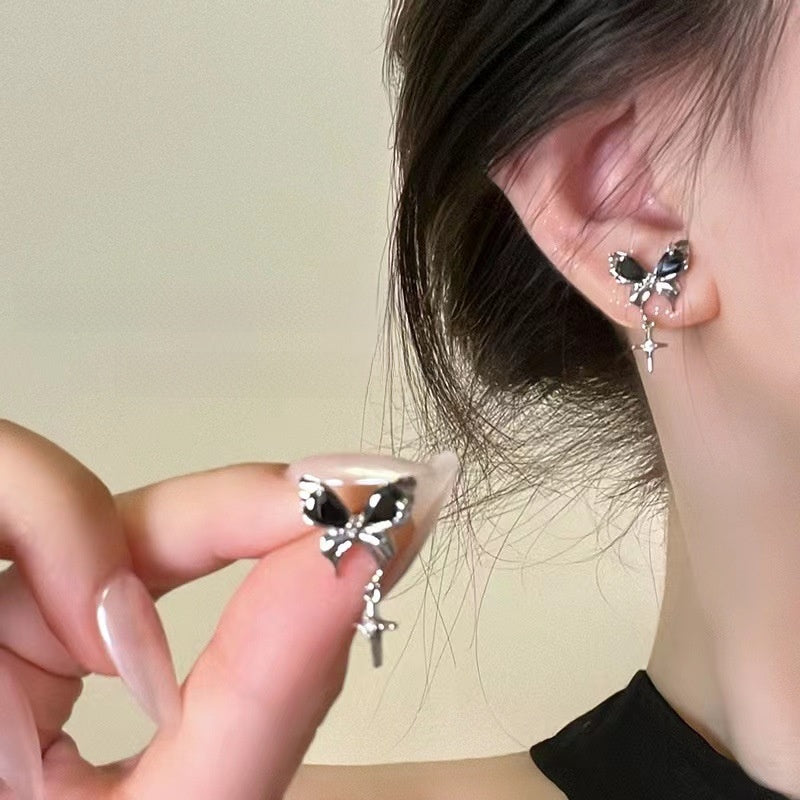 Pearl Butterfly Earrings for Women