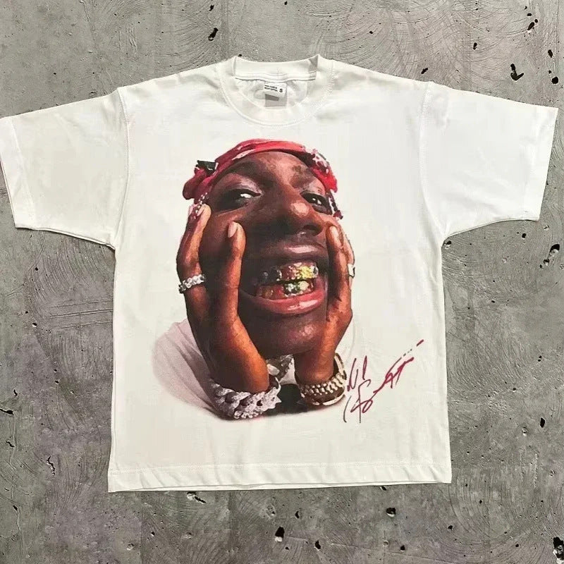 Graphic Print Cotton T-Shirt