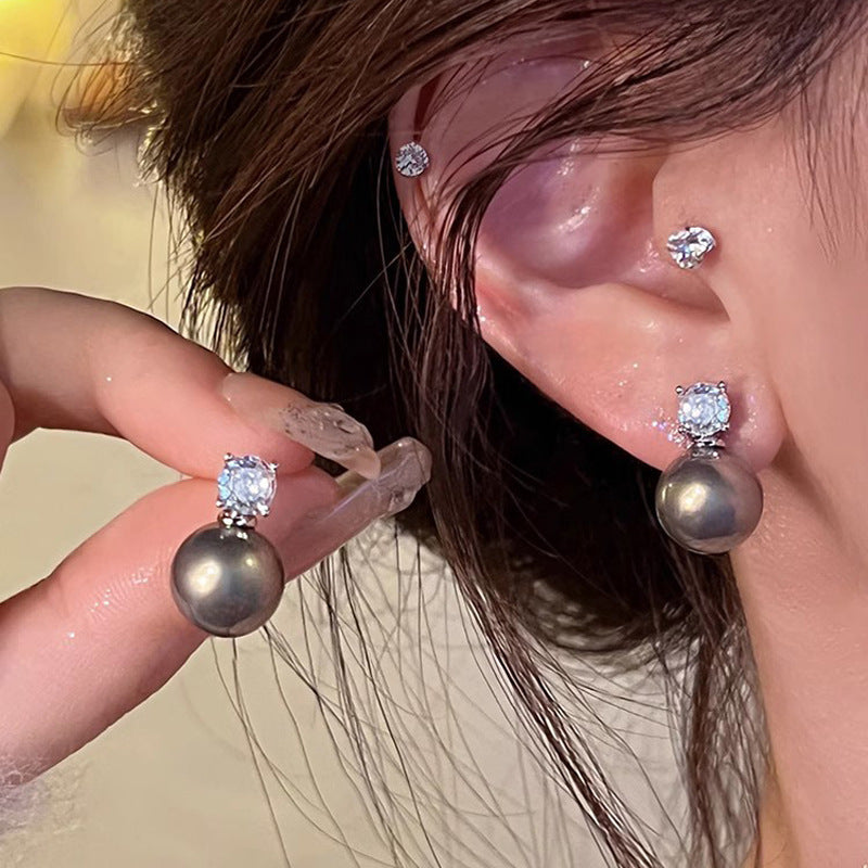 Pearl Butterfly Earrings for Women