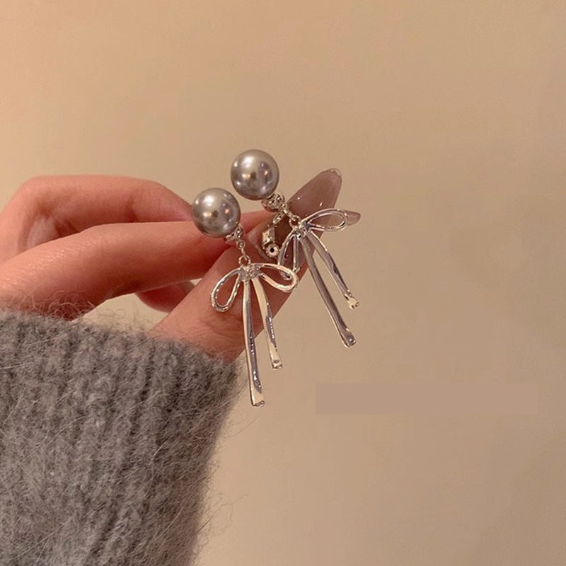 Pearl Butterfly Earrings for Women