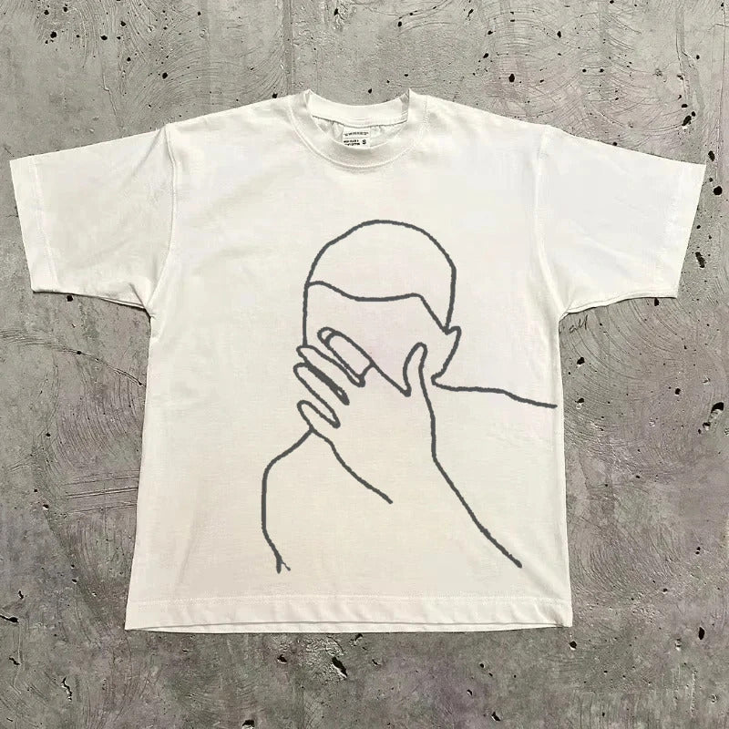 Graphic Print Cotton T-Shirt