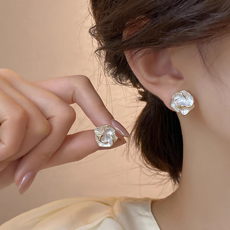 Pearl Butterfly Earrings for Women