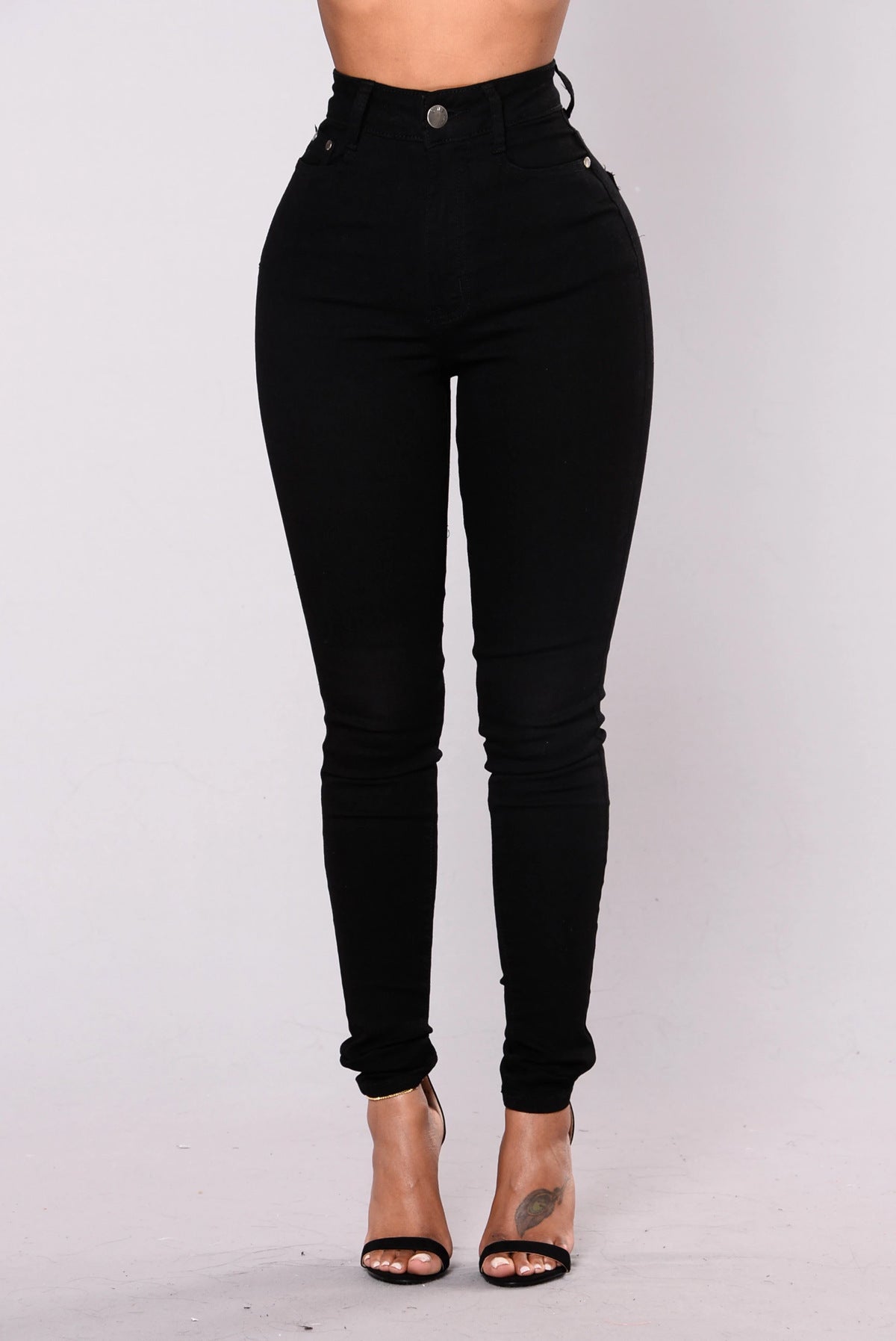 Womens High Waist Stretch Jeans