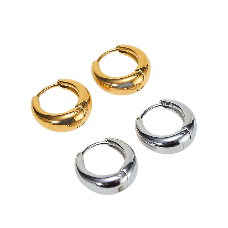 Geometric Stainless Steel Earrings