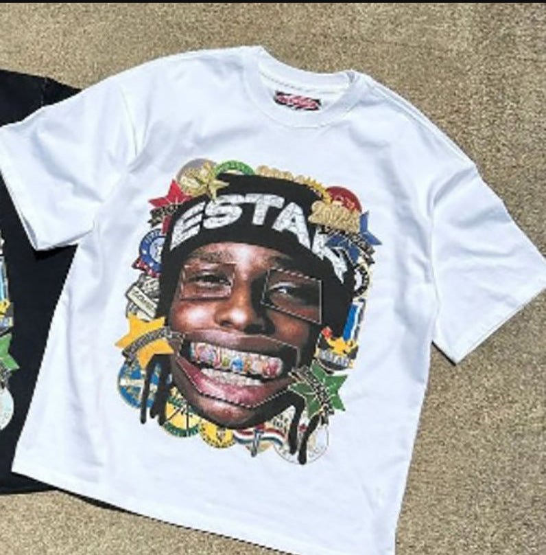 Men's Graphic Print Cotton T-Shirt