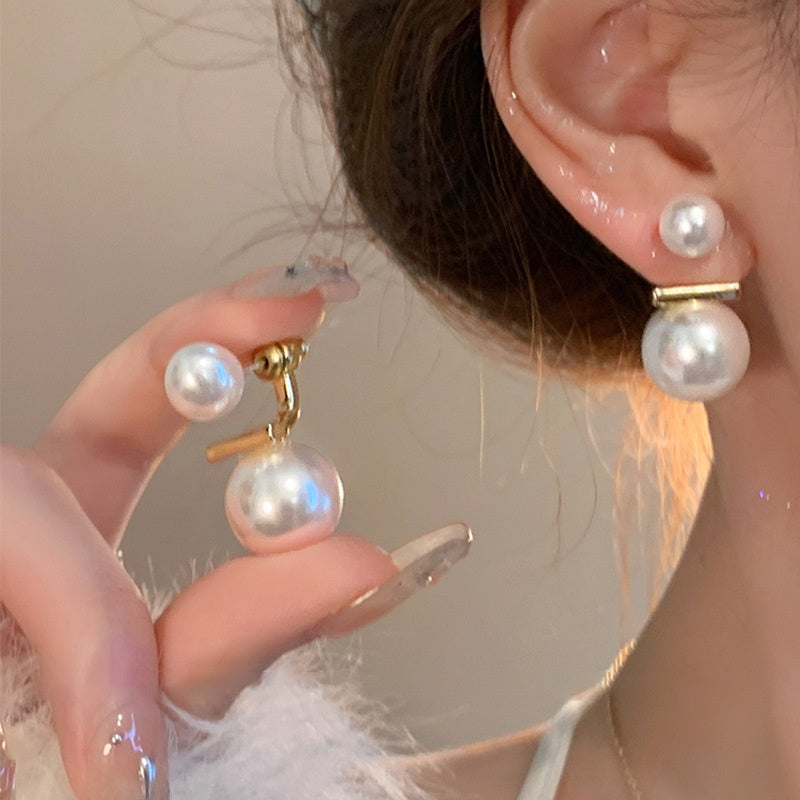 Pearl Butterfly Earrings for Women